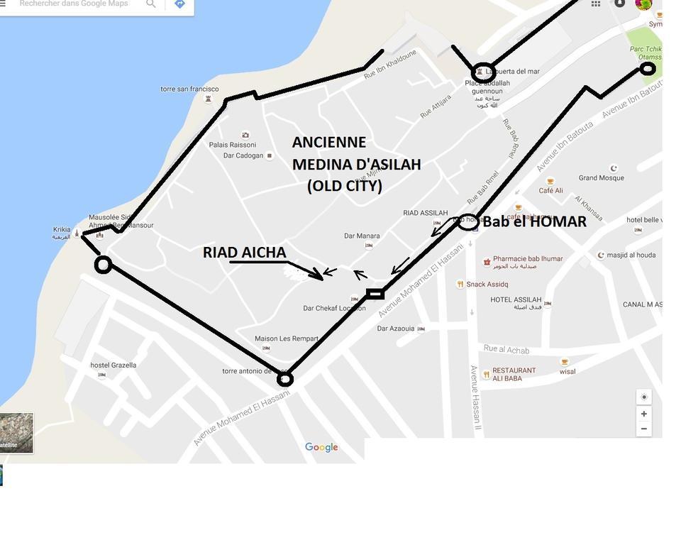 Riad Aicha Asilah Ngoại thất bức ảnh